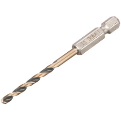 DEWALT DT20603-QZ BLACK&amp;GOLD Hex HSS-G Drill Bit 3.5mm