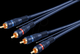 50382 RCA audio-video cable, 3x RCA plugs, 3 m