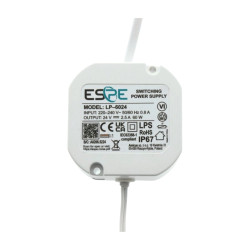 Zasilacz dopuszkowy LED 24V 2,5A 60W wodoszczelny IP67 | ESPE LP-6024