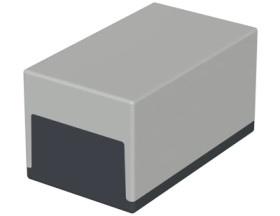 PS enclosure, (L x W x H) 188 x 110 x 100 mm, light gray/graphite gray, IP40, 05460000