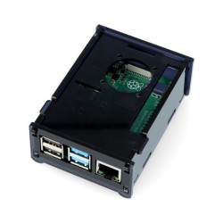 Obudowa do Raspberry Pi 4B - czarna - LT-4B11