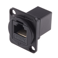 Łącznik Ethernet RJ45 Cat6 UTP porty: 2 Złącze przewlekane RS PRO