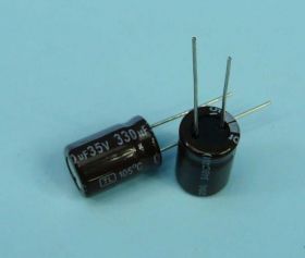 330uF/35V 100SZT 10x16 105° JAM ELKO