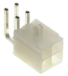Wtyk PCB 4-pinowe raster: 4.2mm 2-rzędowe Molex Przewlekany 13A 600.0 V.