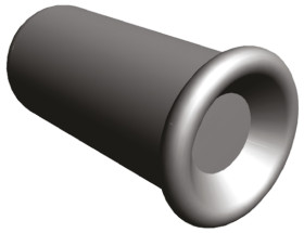 Gniazdo PCB, 1-pinowe Żeński, 21 → 20 AWG, Złoto, 5A