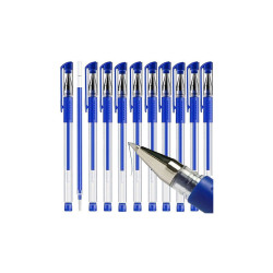 Długopis żelowy 0,5mm biurowy zestaw 10szt