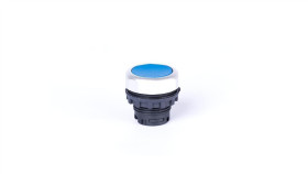 Ex9p1 F B Główka Z Przyciskiem Płaskim, Z Samopowrotem, Bez Nadruku, Niebieska