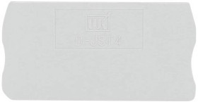 TRU COMPONENTS TC-D-JST 4 Uchwyt końcowy Kompatybilność: TC-JPT4 , TC-JPT4-PE szary 1 szt.