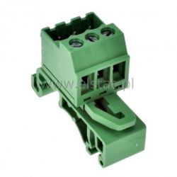 Złączka na szynę DIN, 2EHDRD-03P, 3- torowa