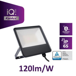 Projektor IQ-LED FL-50W-NW 6000lm 4000K barwa neutralna IP65 5 lat gwar. TUV czarny 33883