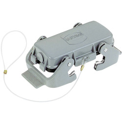 Harting 09 30 016 5422 Han® 16 B Hood Protective Cover Lanyard 2 Levers