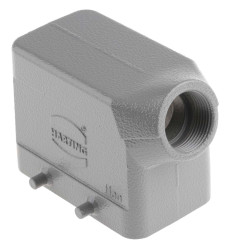 Osłona złączy dużej mocy HARTING rozmiar 10B Wpust górny