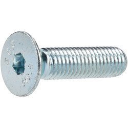 R-TECH 337410 M10 X 40 Hex Socket Countersunk Screws Steel BZP - Pack Of 50