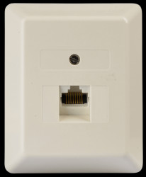 1-622.01.5.01 ISDN connection socket, surface-mounted