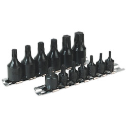 Sealey AK5584 Impact Trx-star Socket Set 13pc 1/4&quot; and 3/8&quot;sq Drive