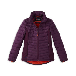 Kurtka puchowa, OCALA, rodzaj Damski, M, 100% nylon ripstop 400T, Purpurowy