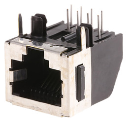 Gniazdo RJ45 Żeński Złącze RJ45 Przewlekany Cat3 TE Connectivity, 90°, 8P8C-żyłowe