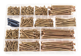 Zestaw śrub/wkrętów typ Wkręt do drewna Countersunk długość 3.5 → 5mm Pozisquare l. elementów: 700