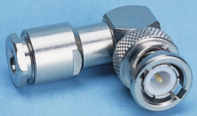 Złącze koncentryczne Montaż na kablu Męski 50Ω typ złącza Złącze BNC 0 to 4GHz, zaciskane typ kabla RG179, RG187,