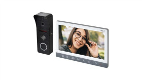 Wideodomofon 7 Em-10Ahd Srebrny H3010