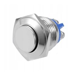 Przełącznik przycisk chwilowy PW16PW fi-16mm 2A/250V wystający