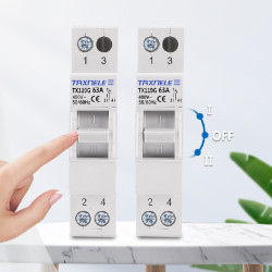 Modułowy przełącznik zasilania (MTS) I-0-II 1P 63A