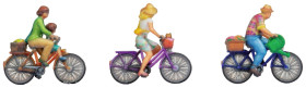 NOCH N Rowerzysta pomalowany, stojący