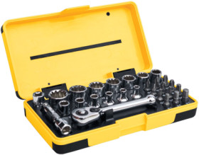 1/4 inch ratchet kit, 28 pieces, T4654