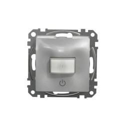 Czujnik ruchu 160 st. (10A), srebrne aluminium, Sedna Design i Elements SDD113504