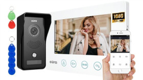 Wideodomofon Eura Vdp-42A3 Gamma+ Biały Monitor Tuya