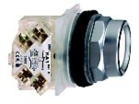 Przycisk w 7 kolorach (do wyboru) O 30, schowany z sam. powr., 1 NO 9001KR2UH5