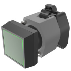 Element wykonawczy przycisku, Siłownik, do uzytku z: Urządzenia przełączające, Czarny, Utrzymane