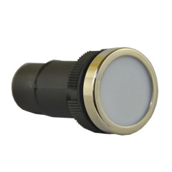 Lampka dwubarwna MD22, 12-30V AC/DC, klosz płaski, żółto-czerwona, W0-LD-MD22DUO24P GC