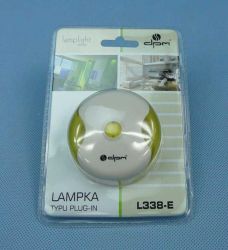 LAMPKA NOCNA LED Z WYŁ.0,5W 230VAC L338E
