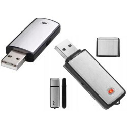 OUTLET_3: MINI DYKTAFON PENDRIVE PODSŁUCH SZPIEGOWSKI USB X09