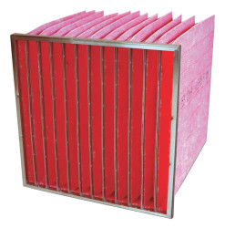 Filtr powietrza HVAC F7 wymiary rzeczywiste 592 x 287 x 535mm kieszeniowy wymiary 12 x 24 x 20cal głębokość 535mm