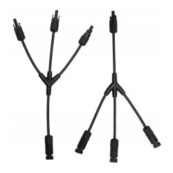 MC4 konektor MC4-3Y potrójny kpl trójnik równoległy na kablu solarny