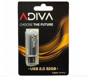 PENDRIVE 32GB ADIVA SREBRNY