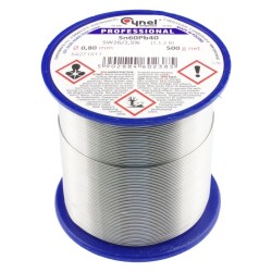 Cyna Cynel Sn60Pb40 z topnikiem SW26 0,80mm 500g