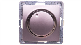 Impresja Ściemniacz Przyciskowo-Obrotowy /Żarowy I Halogenowy/ Tytan Łp-8Y/M/23