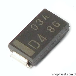 NSD03A40-TE16L Diode 400V 3A SMD-SMC NIHON