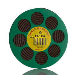 Oznaczniki kabli Wsuwany HellermannTyton zakres 2 → 5mm Slide on marker ilość 1000