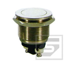 Przycisk PBS-28C-2;SWI;monostabilny ON-(OFF);p.płaski;2A;250V;IP40;19mm