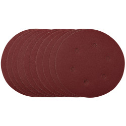 Draper 54948 Sanding Discs, 150mm, Hook &amp; Loop, 120 Grit, (Pack of 10)