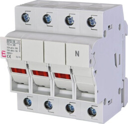 Rozłącznik bezpiecznikowy z adapterem EFD 10 3p+N LED AD, 002540315