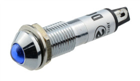 Blue 8mm Pilot Indicator light 12V