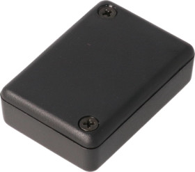 ABS miniature enclosure, (L x W x H) 50 x 35 x 15 mm, black (RAL 9005), IP54, 1551FBK