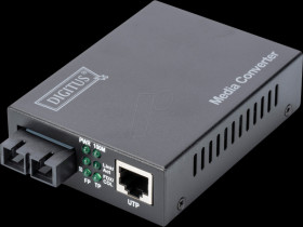 DN-82020-1 Media converter, Fast Ethernet, RJ45 / SC Duplex