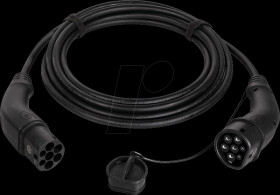EVC0106 Type 2 cable for electric vehicles, 11 kW, 7.5 m