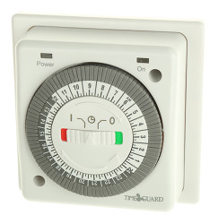 Wyłącznik czasowy 1-kanałowy Analogowe 230 V AC Timeguard Styki bez napięcia Śruba
